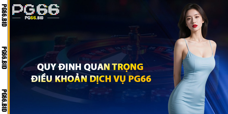 Quy Định Quan Trọng Của Điều Khoản Dịch Vụ PG66